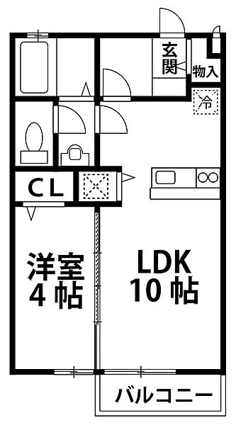 ラ・テール・ブリエ 205｜東京都三鷹市大沢１丁目(賃貸アパート1LDK・2階・33.39㎡)の写真 その2