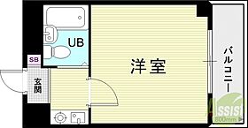 エクセレンス武庫之荘  ｜ 兵庫県尼崎市武庫之荘1丁目6-4（賃貸マンション1K・4階・17.60㎡） その2