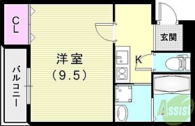 フジパレス立花駅南I番館  ｜ 兵庫県尼崎市浜田町1丁目3-1（賃貸アパート1K・1階・30.11㎡） その2