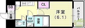 レジュールアッシュアーバンゲート  ｜ 兵庫県尼崎市杭瀬本町1丁目7-10（賃貸マンション1K・7階・22.27㎡） その2