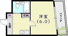 フォレスト  ｜ 兵庫県尼崎市東塚口町1丁目13-12（賃貸マンション1K・4階・19.00㎡） その2