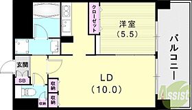 グリーンテラス尼崎  ｜ 兵庫県尼崎市潮江5丁目2-26（賃貸マンション1LDK・3階・53.90㎡） その2