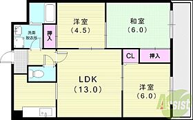 メルベーユ武庫川  ｜ 兵庫県尼崎市西昆陽1丁目23-11（賃貸マンション3LDK・5階・66.15㎡） その2