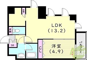 アーバネックス武庫之荘  ｜ 兵庫県尼崎市南武庫之荘1丁目（賃貸マンション1LDK・2階・40.57㎡） その2