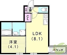 ブラン立花  ｜ 兵庫県尼崎市東七松町1丁目1（賃貸アパート1LDK・2階・28.42㎡） その2