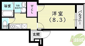 フジパレス武庫川駅東II番館  ｜ 兵庫県尼崎市大庄西町1丁目（賃貸アパート1K・2階・27.47㎡） その2