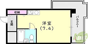 キューブ北武庫之荘II  ｜ 兵庫県尼崎市武庫之荘本町3丁目（賃貸マンション1R・1階・16.00㎡） その2