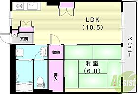 塚口第一シェトア  ｜ 兵庫県尼崎市南塚口町8丁目4-13（賃貸マンション1LDK・3階・37.71㎡） その2