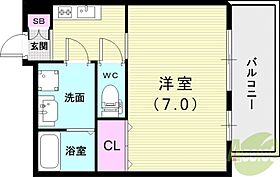 フォーリアライズ昭和南通II  ｜ 兵庫県尼崎市昭和南通5丁目92-6（賃貸マンション1K・2階・23.17㎡） その2