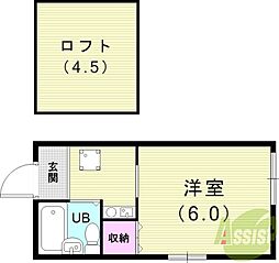 プチグレイス塚口弐番館 2階