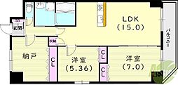 間取図画像 2SLDK