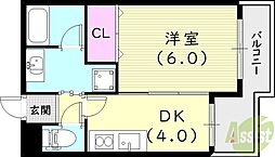 サウスサイド武庫之荘 4階