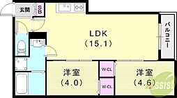 ディークラート園田 1階