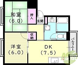 ホワイトヴィラ弐番館 2階/-