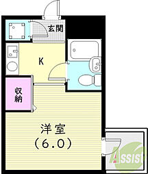 キューブ武庫川VI 5階/-