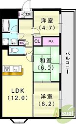 メゾンドール荒牧 3階