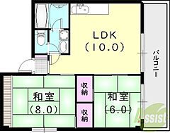 物件の間取り
