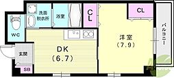 S.Sル・ゼフィールII 2階/-