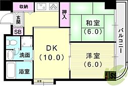 シロハイヌ武庫之荘 2階