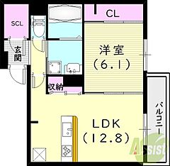 物件の間取り
