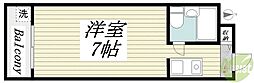 メゾン・ド・アヴニール 1Kの間取図画像