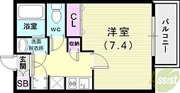 レジディア甲東園 1階/-