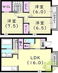 物件の間取り