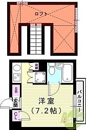 ゼンマンション ワンルームの間取図画像