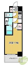 シエテ立花駅前 1Kの間取図画像