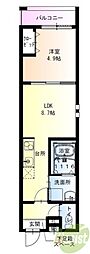 フジパレス新伊丹駅東イースト 1LDKの間取図画像