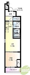 フジパレス新伊丹駅東イースト 1LDKの間取図画像