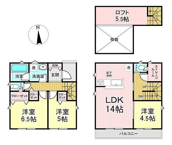 間取りを拡大表示