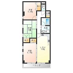 物件の間取り