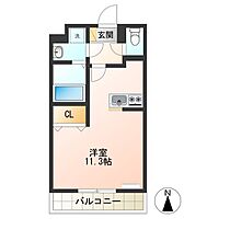 グランバロン イースト 503 ｜ 栃木県宇都宮市宿郷１丁目17-1（賃貸マンション1R・5階・30.55㎡） その2