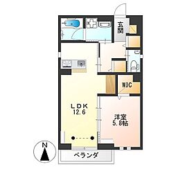 間取図画像 1LDK