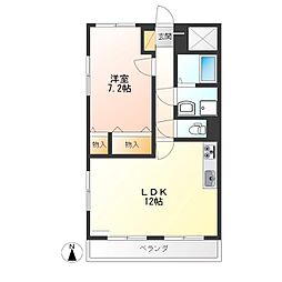 間取図画像 1LDK