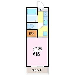 間取図画像 1K
