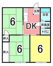 間取図画像 3DK