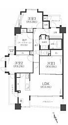 パークスクエア宝塚フォレストタワー 3SLDKの間取図画像