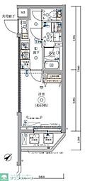 ARCOBALENO KIKUNA 1Kの間取図画像