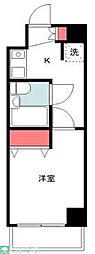 クリオ菊名弐番館 1Kの間取図画像