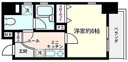 NSK2nd 1Kの間取図画像