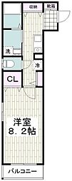 ドルフ 1Kの間取図画像