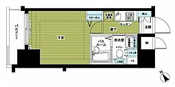 トーシンフェニックス新横濱イクシール 1Kの間取図画像