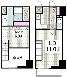 ベイサイドハウス 1LDKの間取図画像
