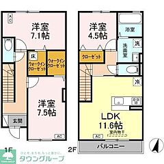物件の間取り