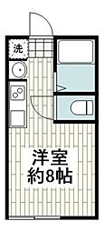 ルヴァンス二俣川 ワンルームの間取図画像