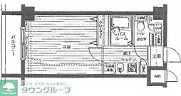 フェニックス新横濱エオール 1Kの間取図画像