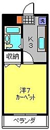 間取図画像 1K