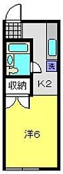 間取図画像 1K